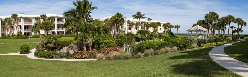 Landscaping and gate